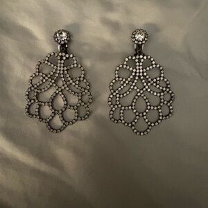 Elegant Silver Drop Earrings